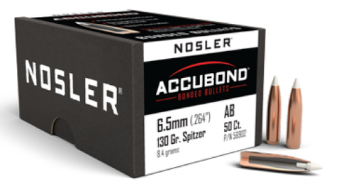 NOSLER 6.5mm 130gr AccuBond (50 ct.)