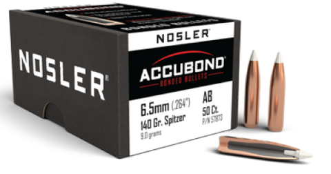 Nosler 6.5mm 140gr  AccuBond (50 ct.)