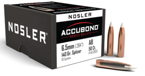 NOSLER 6.5mm 140gr AccuBond (50 ct.)