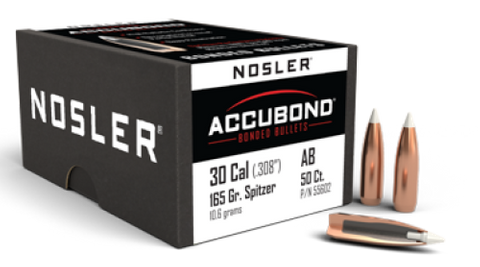 NOSLER 30 Cal 165gr AccuBond (50 ct.)