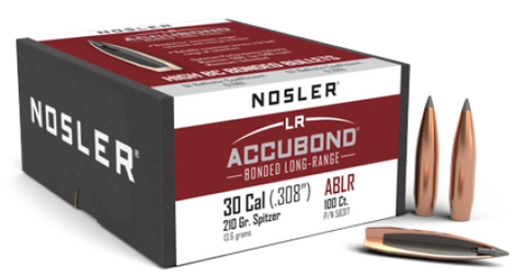 NOSLER 30 Cal 210gr SP ABLR (100 ct)