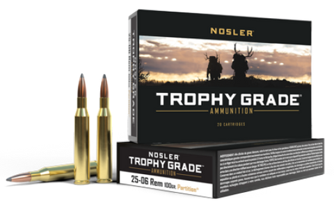 NOSLER 25-06 Remington 100gr Partition (20 ct.)