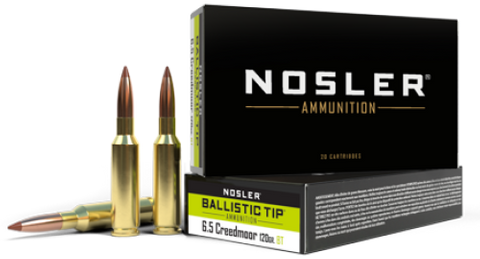 NOSLER 6.5mm Creedmoor 120gr Ballistic Tip (20 ct.)
