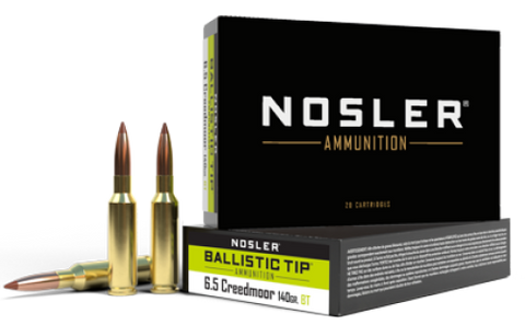 NOSLER 6.5mm Creedmoor 140gr Ballistic Tip (20 ct.)
