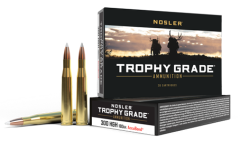 NOSLER 300 H&H Magnum 180gr AccuBond (20 ct.)