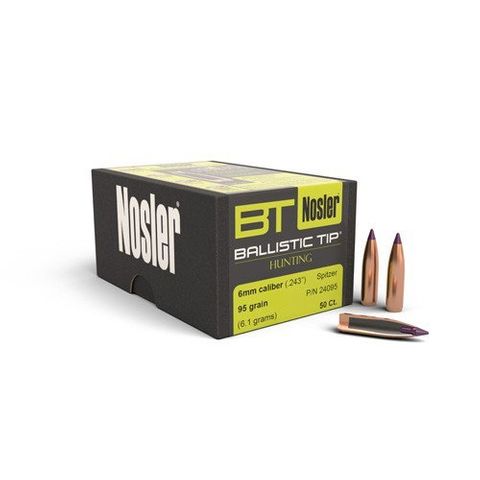 Nosler 6mm  95gr Ballistic Tip (50 ct.)