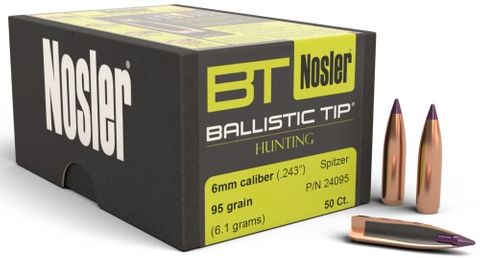 NOSLER 6mm 95gr Ballistic Tip (50 ct.)