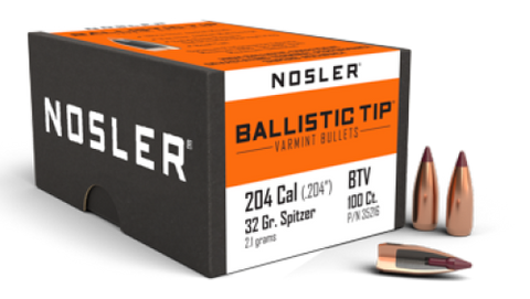 NOSLER 204 Cal 32gr Ballistic Tip (100 ct.)