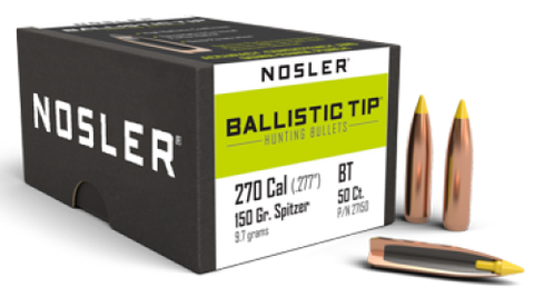 Nosler 270 Cal 150gr Ballistic Tip (50 ct.)