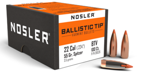 NOSLER 22 Cal 55gr Ballistic Tip (100 ct.)