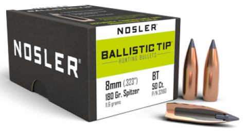 Nosler 8mm 180gr Ballistic Tip (50 ct.)