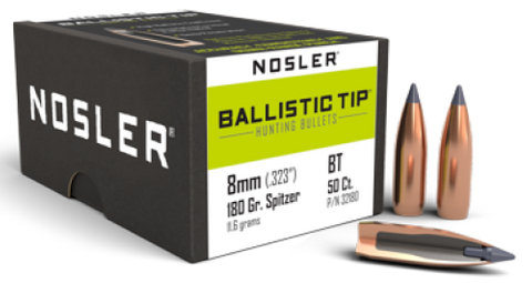 NOSLER 8mm 180gr Ballistic Tip (50 ct.)