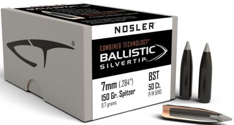 NOSLER 7mm 150gr Ballistic Silvertip (50 ct.)