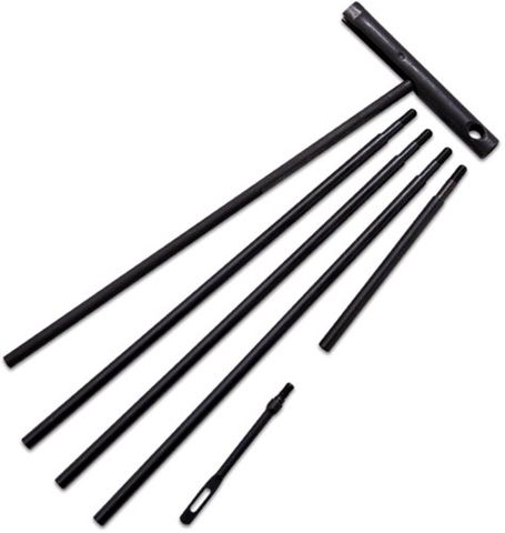 KLEENBORE MULTI SECTION CLEANING ROD W/VINYL POUCH -.177-.200 CAL. HANDGUN/RIFLE AIRGUN 23" - STEEL