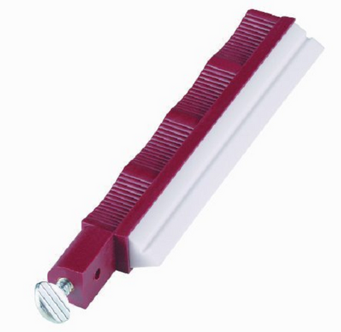 LANSKY FINE SERRATED SHARPENING HONE - MAROON HOLDER