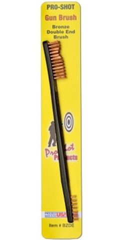 PROSHOT GUN BRUSH DOUBLE END - BRONZE