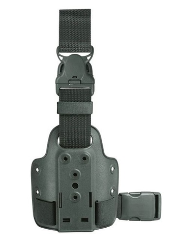 SAFARILAND SINGLE STRAP LEG SHROUD W/ QR Black