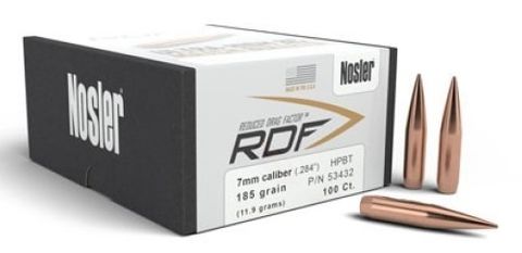 Nosler 7mm 185 gr HPBT RDF ( 100 )