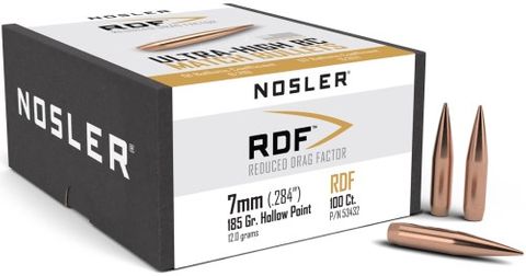 Nosler 7mm 185 gr HPBT RDF ( 100 )