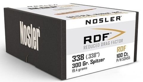 NOSLER 338 Cal 300gr HPBT RDF (100)