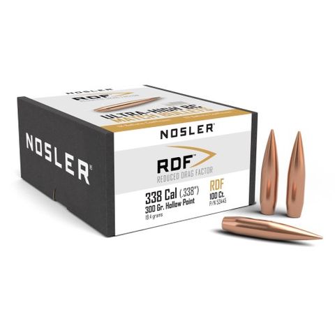 NOSLER 338 Cal 300gr HPBT RDF (100)