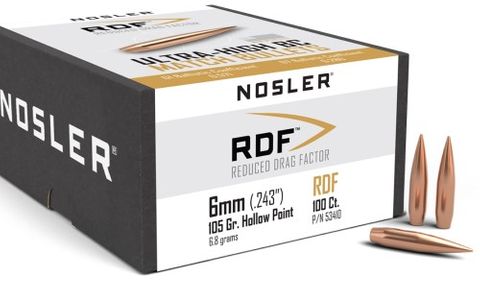 Nosler 6mm 105 gr HPBT RDF( 100 )