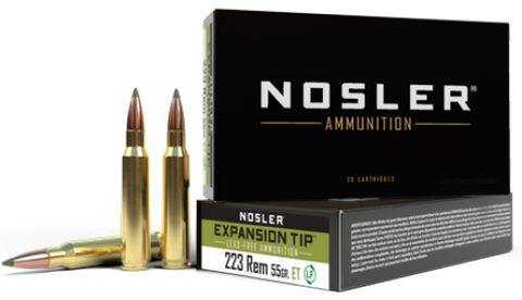 NOSLER 223 Rem 55gr E-Tip (20)