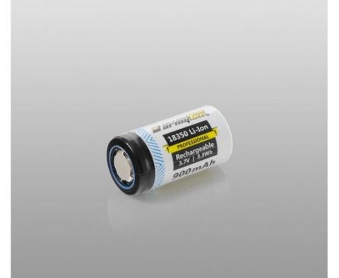 Armytek 18350 Battery Li-ion 900mAh, Without PCB, Rechargeable