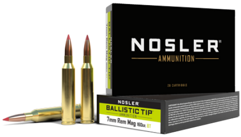 NOSLER 7mm Rem Mag 160gr Ballistic Tip (20 ct.)
