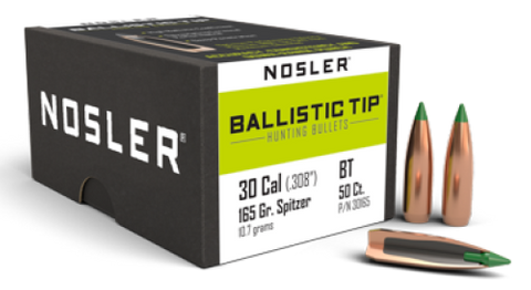 Nosler 30 Cal 165gr Ballistic Tip (50 ct.)