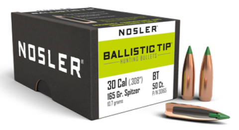 NOSLER 30 Cal 165gr Ballistic Tip (50 ct.)