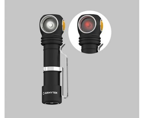 Armytek Wizard C2 WR Magnet USB, 18650 Battery, White & Red light