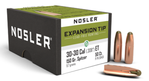 NOSLER 30-30 Cal 150gr RN E-Tip (50 ct.)