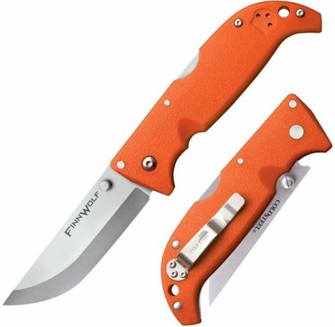 Cold Steel FINN WOLF Blaze Orange, 3.5 inch Blade, AUS8A Steel