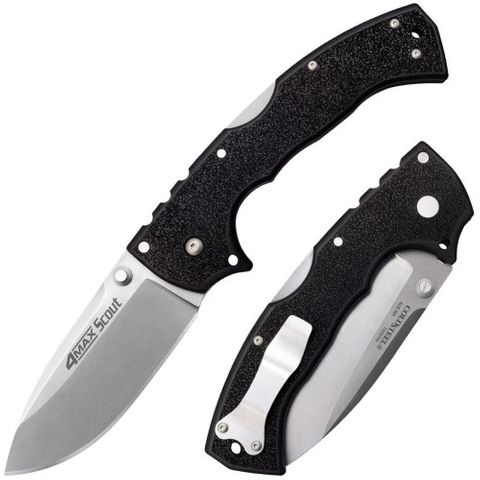 Cold Steel 4-MAX SCOUT, 4 inch blade, AUS10A Steel, Black