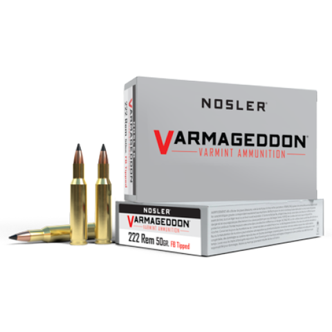 NOSLER 222 Rem 50gr FB Tipped Varmageddon (20)