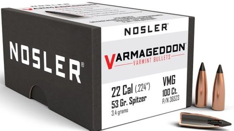 NOSLER 22 Cal 53gr Varmageddon FB Tipped (100 ct)