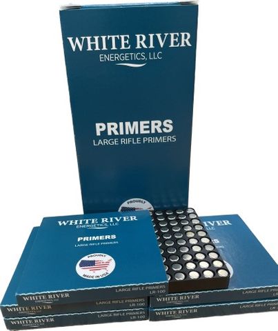 WHITE RIVER ENERGETICS Large Rifle Primer (100)