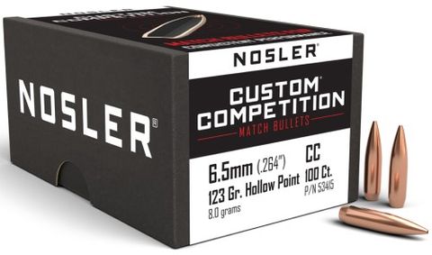 NOSLER 6.5mm 123g HPBT (100)