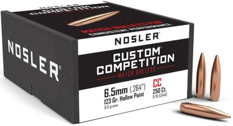 NOSLER 6.5mm 123g HPBT (250)