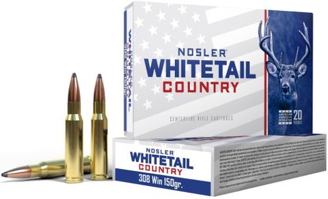 NOSLER 308 Win 150gr Whitetail Country (20 ct.)