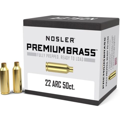NOSLER PREPPED BRASS  22 ARC (50)