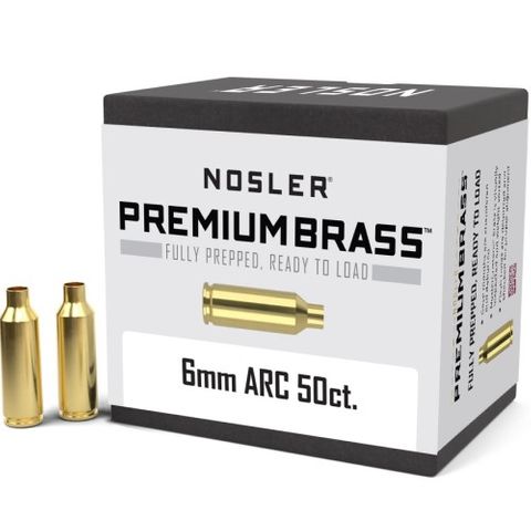 NOSLER PREPPED BRASS  6MM ARC (50)