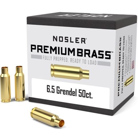 NOSLER PREPPED BRASS  6MM GRENDEL (50)