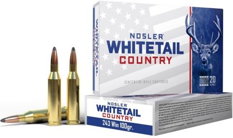 NOSLER 243 Winchester 100gr Whitetail Country (20 ct.)