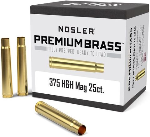 NOSLER BULK BRASS 375 H&H (25 CT)