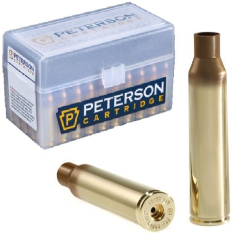 PETERSON BRASS .338 LAPUA MAG (50)