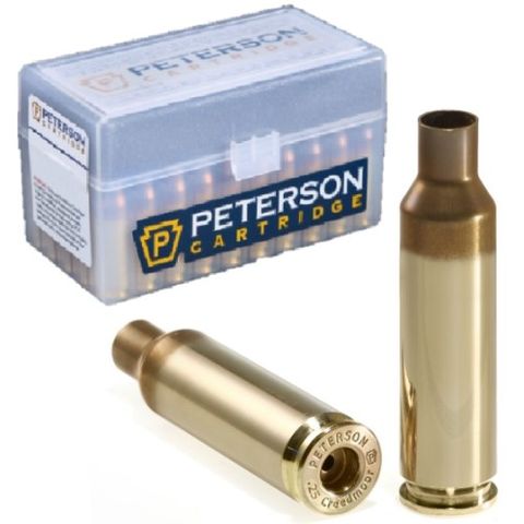 PETERSON BRASS 25 CREEDMOOR LRP (50)