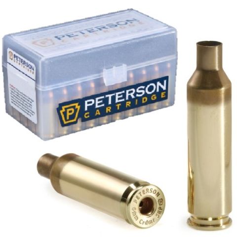 PETERSON BRASS 6mm CREEDMOOR SRP (50)