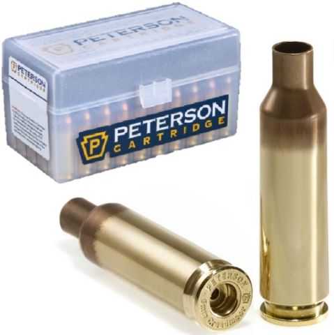 PETERSON BRASS 6mm CREEDMOOR LRP (50)